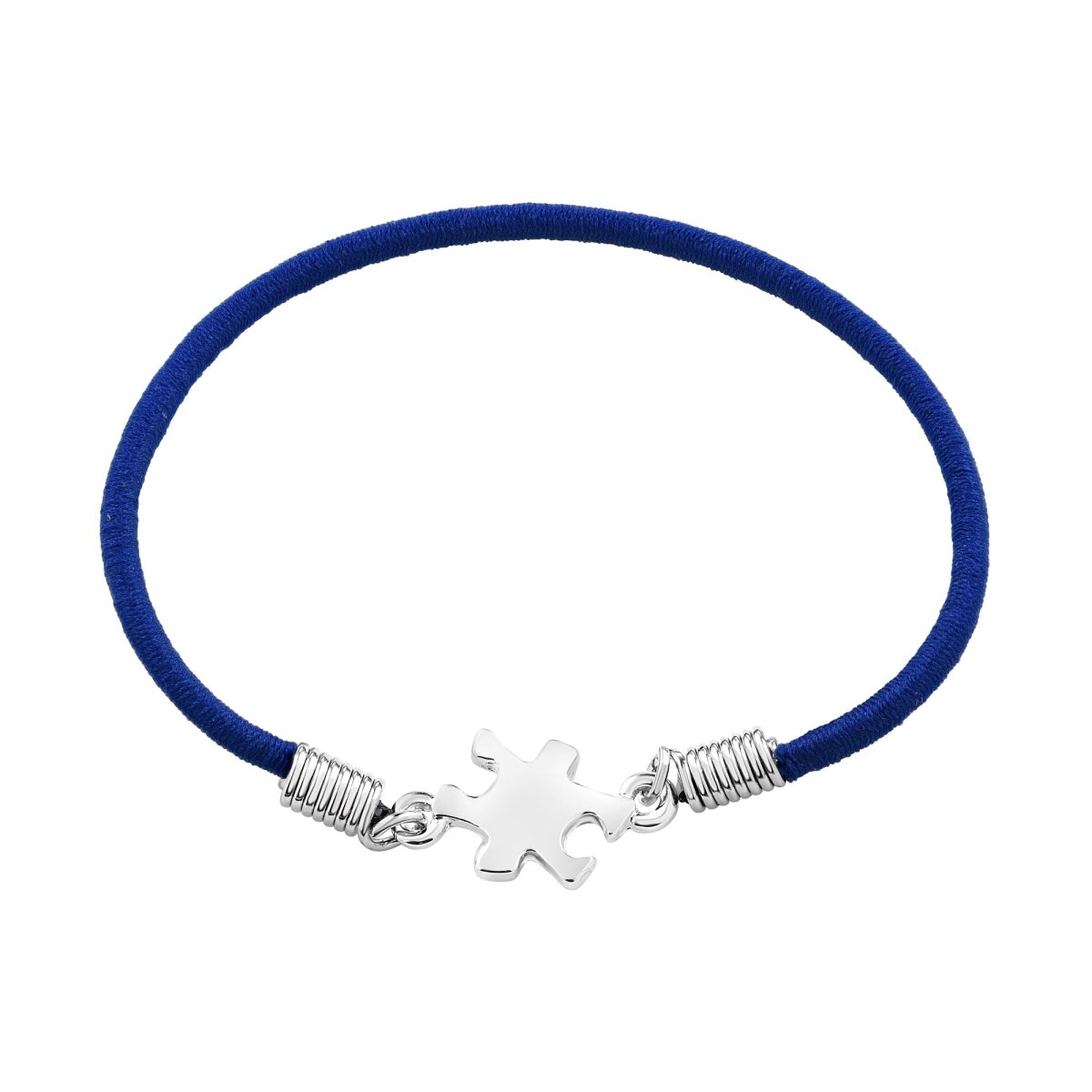 Autism Puzzle Piece Links Bracelet in Sterling Silver – Sziro Jewelry
